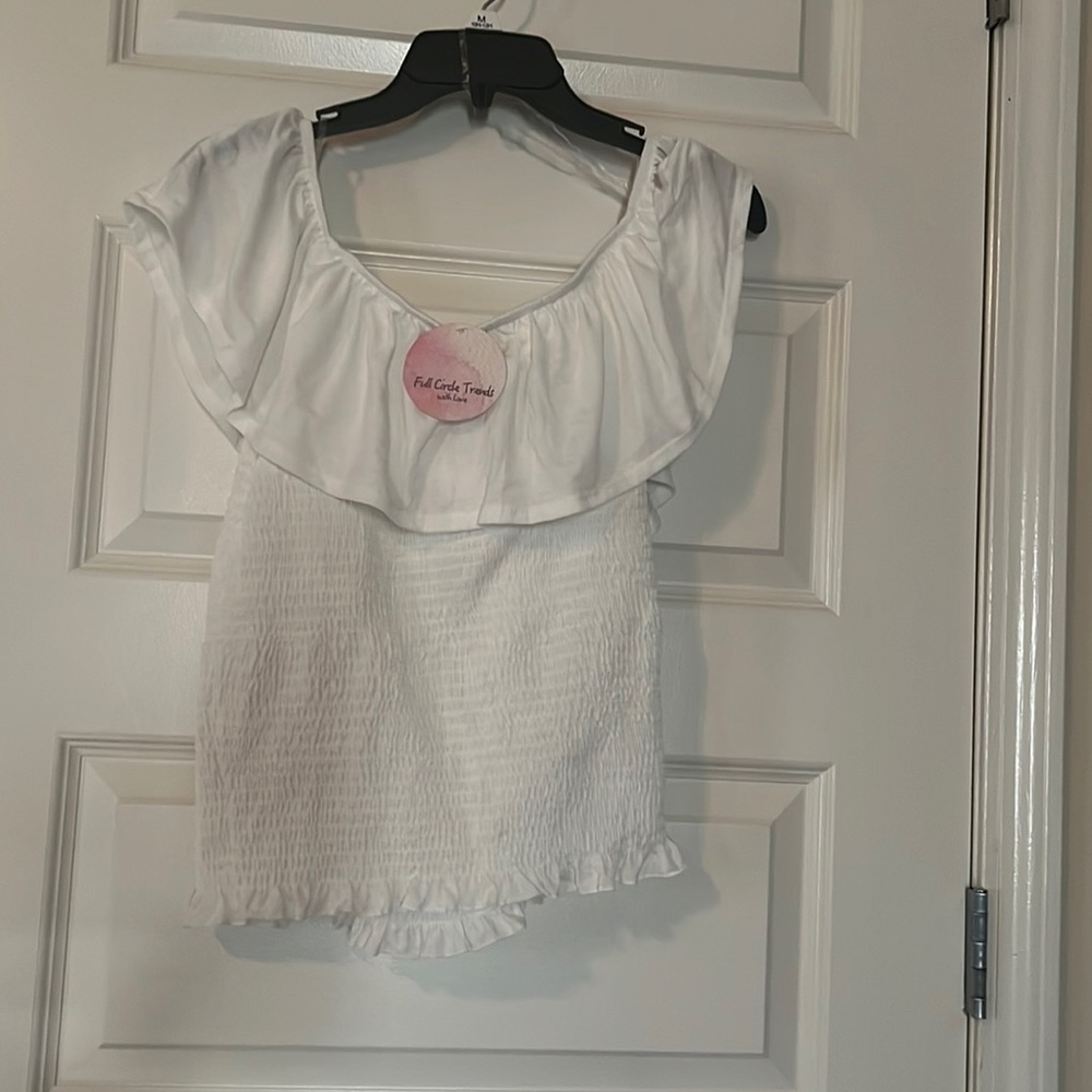 Off white off shoulder top